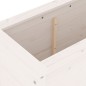vidaXL Hochbeet Weiß 119,5x40x78 cm Massivholz Kiefer vidaXL Hochbeet Weiß 119,5x40x78 cm Massivholz Kiefer