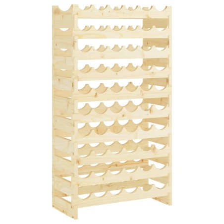 vidaXL Weinregal 65x29x112 cm Massivholz Kiefer