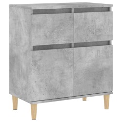 vidaXL Sideboard Betongrau 60x35x70 cm Holzwerkstoff