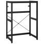 vidaXL Badezimmer Waschtischgestell Schwarz 59x38x83 cm Eisen vidaXL Badezimmer Waschtischgestell Schwarz 59x38x83 cm Eisen