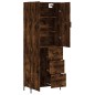 Highboard Räuchereiche 69,5x34x180 cm Holzwerkstoff Highboard Räuchereiche 69,5x34x180 cm Holzwerkstoff