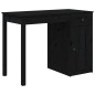 vidaXL Schreibtisch Schwarz 100x50x75 cm Massivholz Kiefer vidaXL Schreibtisch Schwarz 100x50x75 cm Massivholz Kiefer