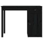 vidaXL Schreibtisch Schwarz 100x50x75 cm Massivholz Kiefer vidaXL Schreibtisch Schwarz 100x50x75 cm Massivholz Kiefer