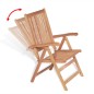 vidaXL 7-tlg. Garten-Essgruppe mit Klappstühlen Massivholz Teak vidaXL 7-tlg. Garten-Essgruppe mit Klappstühlen Massivholz Teak