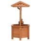 vidaXL Wunschbrunnen-Pflanzkübel 40x40x84 cm Tannenholz vidaXL Wunschbrunnen-Pflanzkübel 40x40x84 cm Tannenholz