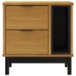 vidaXL Nachttisch FLAM 49x35x50 cm Massivholz Kiefer vidaXL Nachttisch FLAM 49x35x50 cm Massivholz Kiefer