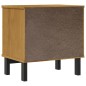 vidaXL Nachttisch FLAM 49x35x50 cm Massivholz Kiefer vidaXL Nachttisch FLAM 49x35x50 cm Massivholz Kiefer