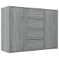 vidaXL Sideboard Grau Sonoma 88x30x65 cm Holzwerkstoff vidaXL Sideboard Grau Sonoma 88x30x65 cm Holzwerkstoff