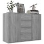 vidaXL Sideboard Grau Sonoma 88x30x65 cm Holzwerkstoff vidaXL Sideboard Grau Sonoma 88x30x65 cm Holzwerkstoff