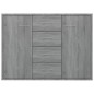 vidaXL Sideboard Grau Sonoma 88x30x65 cm Holzwerkstoff vidaXL Sideboard Grau Sonoma 88x30x65 cm Holzwerkstoff