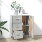 vidaXL Sideboard Betongrau 69,5x34x90 cm Holzwerkstoff vidaXL Sideboard Betongrau 69,5x34x90 cm Holzwerkstoff