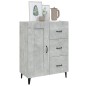 vidaXL Sideboard Betongrau 69,5x34x90 cm Holzwerkstoff vidaXL Sideboard Betongrau 69,5x34x90 cm Holzwerkstoff
