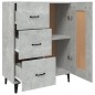vidaXL Sideboard Betongrau 69,5x34x90 cm Holzwerkstoff vidaXL Sideboard Betongrau 69,5x34x90 cm Holzwerkstoff