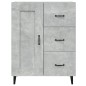 vidaXL Sideboard Betongrau 69,5x34x90 cm Holzwerkstoff vidaXL Sideboard Betongrau 69,5x34x90 cm Holzwerkstoff