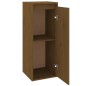 vidaXL Wandschränke 2 Stk. Honigbraun 30x30x80 cm Massivholz Kiefer vidaXL Wandschränke 2 Stk. Honigbraun 30x30x80 cm Massivholz Kiefer