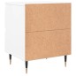 vidaXL Nachttische 2 Stk. Weiß 40x35x50 cm Holzwerkstoff vidaXL Nachttische 2 Stk. Weiß 40x35x50 cm Holzwerkstoff