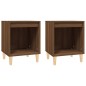 vidaXL Nachttische 2 Stk. Braun Eichen-Optik 40x35x50 cm vidaXL Nachttische 2 Stk. Braun Eichen-Optik 40x35x50 cm