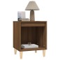 vidaXL Nachttische 2 Stk. Braun Eichen-Optik 40x35x50 cm vidaXL Nachttische 2 Stk. Braun Eichen-Optik 40x35x50 cm