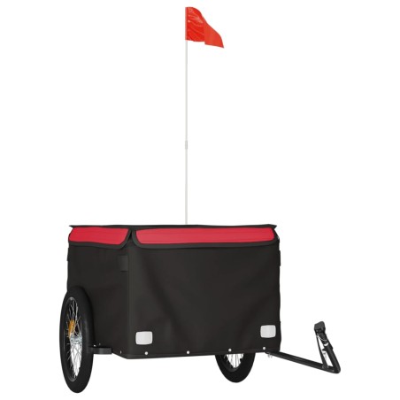 Lastenanhänger Schwarz und Rot 45 kg Eisen