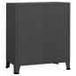 vidaXL Industrial Kommode mit Schubladen Anthrazit 78x40x93 cm Metall vidaXL Industrial Kommode mit Schubladen Anthrazit 78x40x93 cm Metall