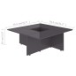 vidaXL Couchtisch Hochglanz-Grau 79,5x79,5x30 cm Holzwerkstoff vidaXL Couchtisch Hochglanz-Grau 79,5x79,5x30 cm Holzwerkstoff
