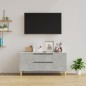 vidaXL TV-Schrank Betongrau 102x44,5x50 cm Holzwerkstoff vidaXL TV-Schrank Betongrau 102x44,5x50 cm Holzwerkstoff