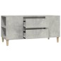 vidaXL TV-Schrank Betongrau 102x44,5x50 cm Holzwerkstoff vidaXL TV-Schrank Betongrau 102x44,5x50 cm Holzwerkstoff
