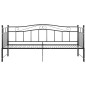vidaXL Ausziehsofa Bettgestell Schwarz Metall 90x200 cm vidaXL Ausziehsofa Bettgestell Schwarz Metall 90x200 cm