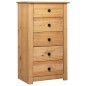 vidaXL Sideboard 46x40x89 cm Kiefernholz Panama vidaXL Sideboard 46x40x89 cm Kiefernholz Panama