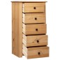 vidaXL Sideboard 46x40x89 cm Kiefernholz Panama vidaXL Sideboard 46x40x89 cm Kiefernholz Panama