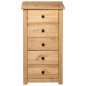 vidaXL Sideboard 46x40x89 cm Kiefernholz Panama vidaXL Sideboard 46x40x89 cm Kiefernholz Panama