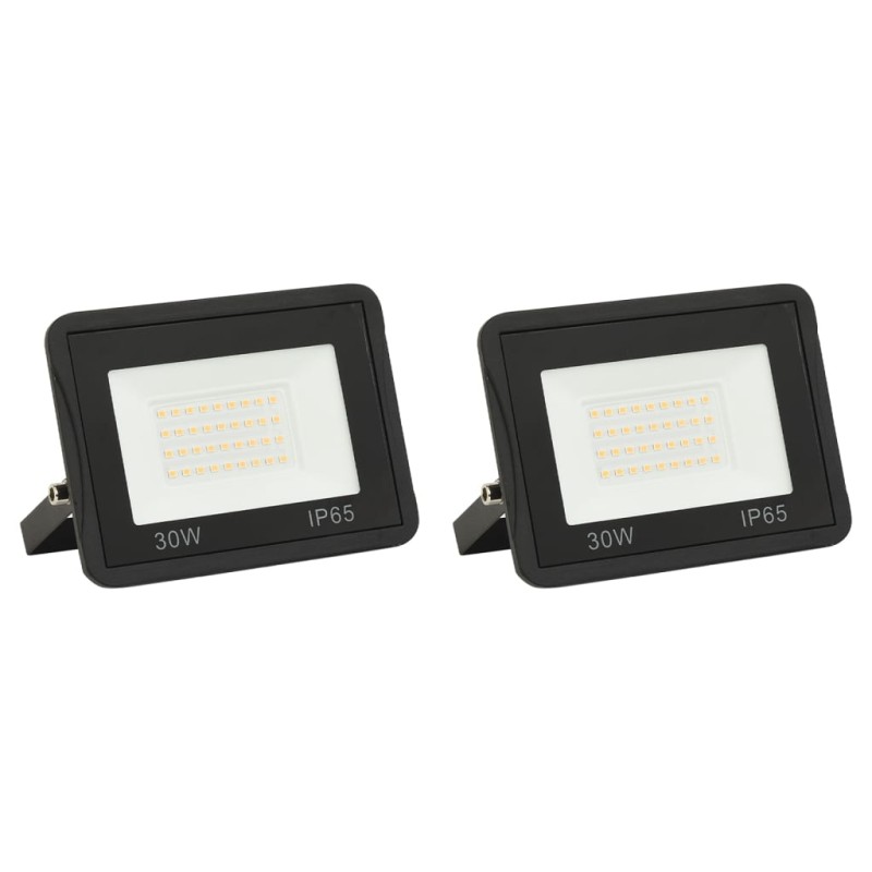 vidaXL LED-Fluter 2 Stk. 30W Kaltweiß vidaXL LED-Fluter 2 Stk. 30W Kaltweiß
