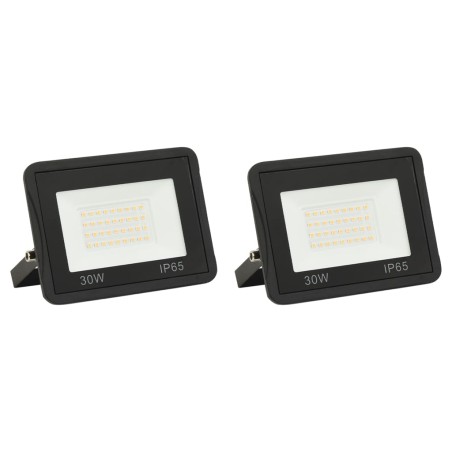 vidaXL LED-Fluter 2 Stk. 30W Kaltweiß