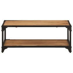vidaXL Couchtisch 90x45x35 cm Massivholz Akazie