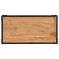 vidaXL Couchtisch 90x45x35 cm Massivholz Akazie
