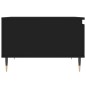 vidaXL Couchtisch Schwarz 55x55x36,5 cm Holzwerkstoff