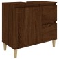 vidaXL Badschrank Braun Eichen-Optik 65x33x60 cm Holzwerkstoff vidaXL Badschrank Braun Eichen-Optik 65x33x60 cm Holzwerkstoff