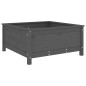 vidaXL Pflanzkübel Grau 82,5x82,5x39 cm Massivholz Kiefer vidaXL Pflanzkübel Grau 82,5x82,5x39 cm Massivholz Kiefer