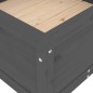 vidaXL Pflanzkübel Grau 82,5x82,5x39 cm Massivholz Kiefer vidaXL Pflanzkübel Grau 82,5x82,5x39 cm Massivholz Kiefer