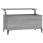 vidaXL Couchtisch Grau Sonoma 90x44,5x45 cm Holzwerkstoff vidaXL Couchtisch Grau Sonoma 90x44,5x45 cm Holzwerkstoff