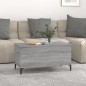 vidaXL Couchtisch Grau Sonoma 90x44,5x45 cm Holzwerkstoff vidaXL Couchtisch Grau Sonoma 90x44,5x45 cm Holzwerkstoff