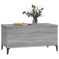 vidaXL Couchtisch Grau Sonoma 90x44,5x45 cm Holzwerkstoff vidaXL Couchtisch Grau Sonoma 90x44,5x45 cm Holzwerkstoff
