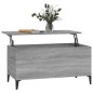 vidaXL Couchtisch Grau Sonoma 90x44,5x45 cm Holzwerkstoff vidaXL Couchtisch Grau Sonoma 90x44,5x45 cm Holzwerkstoff