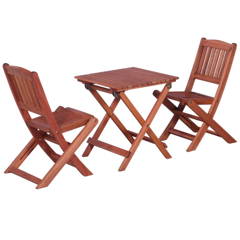 vidaXL 3-tlg. Bistro-Set für Kinder Massivholz Eukalyptus vidaXL 3-tlg. Bistro-Set für Kinder Massivholz Eukalyptus