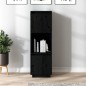 vidaXL Highboard Schwarz 38x35x117 cm Massivholz Kiefer vidaXL Highboard Schwarz 38x35x117 cm Massivholz Kiefer