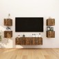 vidaXL TV-Wandschrank 2 Stk. Räuchereiche 30,5x30x30 cm vidaXL TV-Wandschrank 2 Stk. Räuchereiche 30,5x30x30 cm