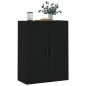 vidaXL Wandschrank Schwarz 69,5x34x90 cm vidaXL Wandschrank Schwarz 69,5x34x90 cm