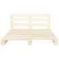 vidaXL Palettenbett Massivholz Kiefer 160×200 cm vidaXL Palettenbett Massivholz Kiefer 160×200 cm
