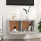 vidaXL Wandschrank Grau Sonoma 80x35x36,5 cm Holzwerkstoff vidaXL Wandschrank Grau Sonoma 80x35x36,5 cm Holzwerkstoff