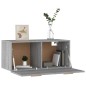 vidaXL Wandschrank Grau Sonoma 80x35x36,5 cm Holzwerkstoff vidaXL Wandschrank Grau Sonoma 80x35x36,5 cm Holzwerkstoff